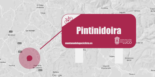  Localización señalética Pintinidoira. 